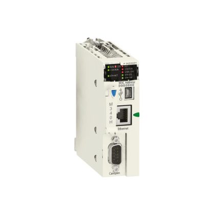   SCHNEIDER BMXP3420302H Modicon M340 processzor, L2, CANopen, Modbus TCP/IP / Ethernet IP, megerősített