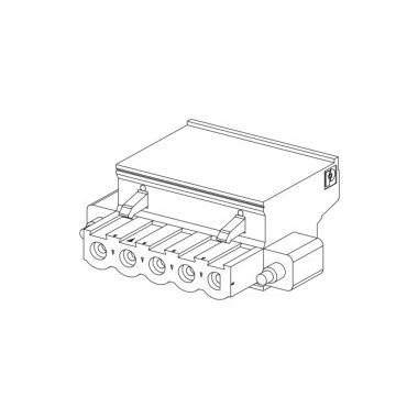 SCHNEIDER BMXXTSCPS10 X80 tápegység kiegészítő, rugószorítós sorkapocs szett, 1x5 + 1x2 érintkezős, csavaros