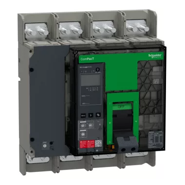 SCHNEIDER C063H42EFM NS 630b H 4P fix kézi vezérlésű készülék mellső csatlakozás Micrologic 2.0E