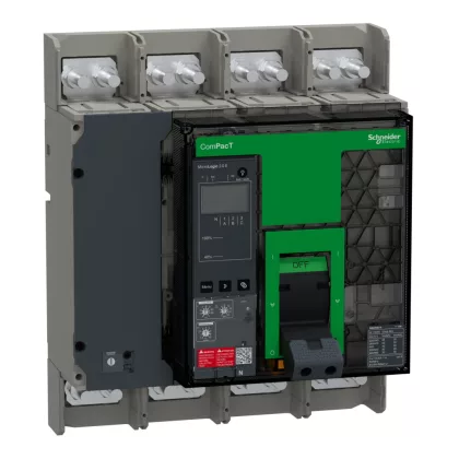 SCHNEIDER C063N42EFM NS 630b N 4P fix kézi vezérlésű készülék mellső csatlakozás Micrologic 2.0E