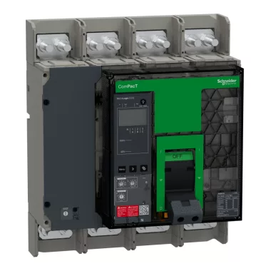 SCHNEIDER C080N42EFM NS 800 N 4P fix kézi vezérlésű készülék mellső csatlakozás Micrologic 2.0E