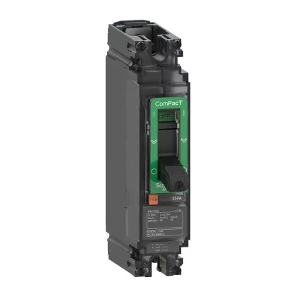   SCHNEIDER C10N1TM080 Megszakító ComPacT NSX100N AC/DC, 25 kA 240 VAC, TMD kioldóegység 80 A, 1P1d