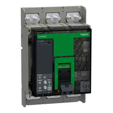 SCHNEIDER C160H360FM NS 1600 H 3P fix kézi vezérlésű készülék mellső csatlakozás Micrologic 6.0