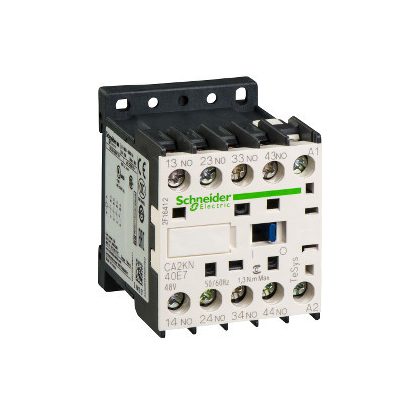   SCHNEIDER CA2KN40E7 Segédkapcsoló 4 záró, 48 V AC 50/60 Hz