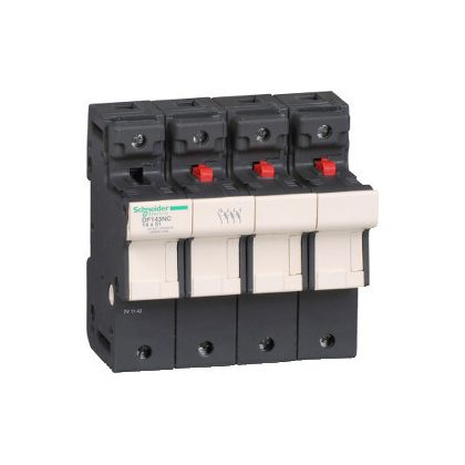  SCHNEIDER DF143NC Biztosíték tartó 3P N 50A biztosítékhoz
