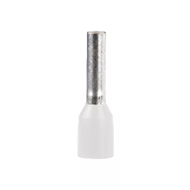 SCHNEIDER DZ5CE005L12 Érvéghüvely 0,5 mm2 NFC 10x100db bliszteres kiszerelésben fehér L=16,8mm