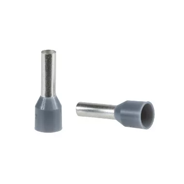 SCHNEIDER DZ5CE025 Érvéghüvely 2,5 mm2 NFC 10x100db bliszteres kiszerelésben szürke L=14,5mm