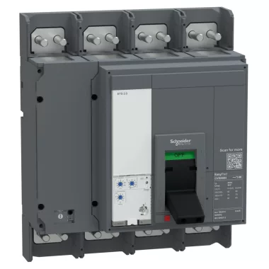SCHNEIDER E080N420FM EasyPact CVS megszakító, 800 A, 50 kA, 4P4D, 415 V AC