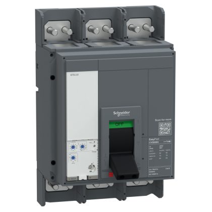   SCHNEIDER E100N320FM EasyPact CVS megszakító, 1000 A, 50 kA, 3P3D, 415 V AC