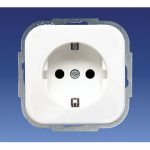   SCHNEIDER EEEP20100101010 CLASSIC 2P+F dugalj csatlakozóaljzat, burkolattal, fehér (Phd2-16 kb FH)