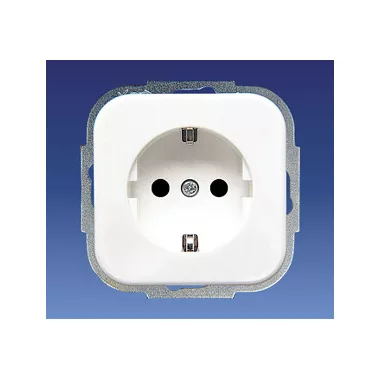 SCHNEIDER EEEP20100101010 CLASSIC 2P+F dugalj csatlakozóaljzat, burkolattal, fehér (Phd2-16 kb FH)