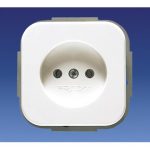  SCHNEIDER EEEP20100701010 CLASSIC 2P dugalj csatlakozóaljzat, burkolattal, földeletlen, fehér (Phd6-16 kb FH)