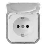   SCHNEIDER EEEP20104302100 CLASSIC 2P+F dugalj csatlakozóaljzat, burkolattal, krém - IP44 (Phd2-16 IP44 kb KR)