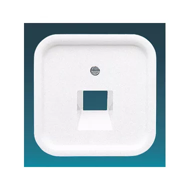 SCHNEIDER EEEP21501301040 CLASSIC 1xRJ11/RJ45 burkolat, fehér (Pf-4 FH)