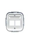 SCHNEIDER EEEP21507901110 CLASSIC 2xRJ45 adapter, AMP betétekhez