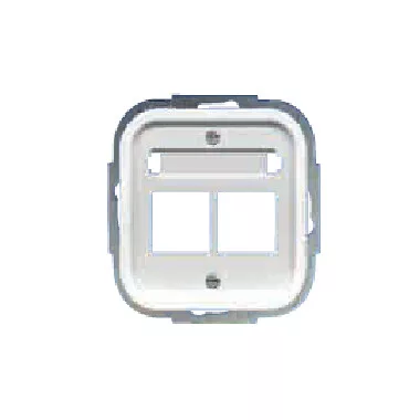 SCHNEIDER EEEP21507901110 CLASSIC 2xRJ45 adapter, AMP betétekhez
