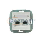   SCHNEIDER EEEP21509501110 Grado Pid15-L2C6S 8/8 kb FH kettős adatátviteli csatlakozóaljzat 250 STP C6 Lexcom (fehér)