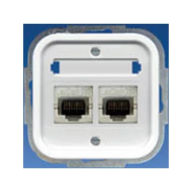 SCHNEIDER EEEP21511302140 CLASSIC 2xRJ45 Cat5e UTP aljzat, burkolattal, krém (Pid2-L2C5eU 8/8 kb KR) SCHNEIDER EEEP21511302140 CLASSIC 2xRJ45 Cat5e UTP aljzat, burkolattal, krém (Pid2-L2C5eU 8/8 kb KR)
