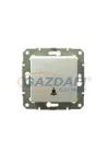 SCHNEIDER EEEP22150401030 Grado Pdk15-N101 kbC FH egypólusú nyomóbetét csengőjellel (fehér)