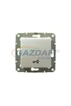 SCHNEIDER EEEP22150601030 Grado Pdk15-N101 kbK FH egypólusú nyomóbetét kulcsjellel (fehér) SCHNEIDER EEEP22150601030 Grado Pdk15-N101 kbK FH egypólusú nyomóbetét kulcsjellel (fehér)