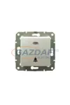 SCHNEIDER EEEP22151501030 Grado Pdk15-N101 jkbC FH egypólusú nyomóbetét csengőjellel, jelzőlámpával (fehér)