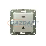   SCHNEIDER EEEP22151501030 Grado Pdk15-N101 jkbC FH egypólusú nyomóbetét csengőjellel, jelzőlámpával (fehér)