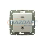   SCHNEIDER EEEP22151602030 Grado Pdk15-N101 jkbL KR egypólusú nyomóbetét lámpajellel, jelzőlámpával (krém)