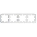   SCHNEIDER EEEP32100401040 CLASSIC Négyes keret, fehér (PK-4 FH)