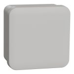   SCHNEIDER ENN05044 MUREVA Falon kívüli kötődoboz, 80x80x45 mm, 7 db tömítéses kiállás, IP55, szürke
