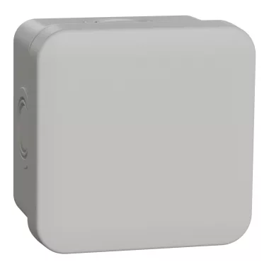 SCHNEIDER ENN05082 MUREVA Falon kívüli kötődoboz, 80x80x45 mm, IP55, szürke