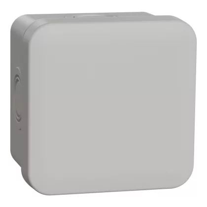 SCHNEIDER ENN05082 MUREVA Falon kívüli kötődoboz, 80x80x45 mm, IP55, szürke