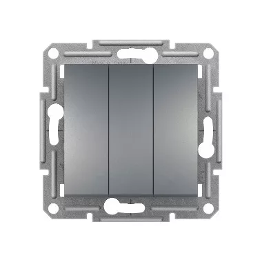 SCHNEIDER EPH2100162 ASFORA Hármas kapcsoló, acél