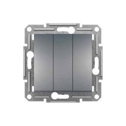 SCHNEIDER EPH2100162 ASFORA Hármas kapcsoló, acél