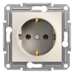   SCHNEIDER EPH2970123 ASFORA 2P+F dugalj csatlakozóaljzat, csavaros, keret nélkül, bézs