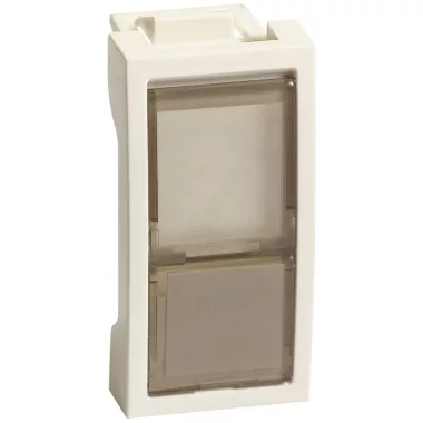 SCHNEIDER ETK45022E ULTRA 1xRJ45 adapter, 2 modulos