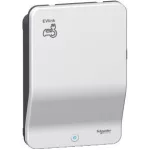   SCHNEIDER EVB1A22P4KI EVLink Smart Wallbox fali töltőállomás 7/22KW T2S kulcs, 22 kW 32 A 380...415 V, 3F, 1 aljzat, csapfedeles