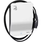   SCHNEIDER EVB1A22PCKI EVLink Smart Wallbox fali töltőállomás 22 KW kábellel T2 kulcs, 22 kW 32 A 380...415 V, 3F, 1 aljzat