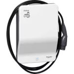   SCHNEIDER EVH2S11P0CK EVLink Lakossági elektromos autótöltő állomás, fali kivitel, beépített kábellel T2 - 11 kW, kulcs, 380-415V, 16A, 3F, 1 aljzat