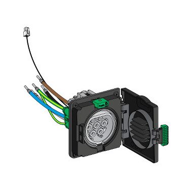 SCHNEIDER EVP1HSM21 EVlink csere aljzat T2 WALLBOX STD 1 fázis IEC