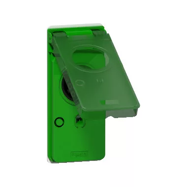 SCHNEIDER EVP1PSS2 EVlink Parking T2 aljzat csapó fedéllel redőny nélkül 32A 380-415V 3F