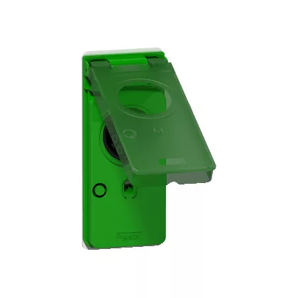   SCHNEIDER EVP1PSS2 EVlink Parking T2 aljzat csapó fedéllel redőny nélkül 32A 380-415V 3F