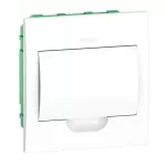   SCHNEIDER EZ9E108P2F EASY9 Kiselosztó, 8 modul, PE+N sínnel, teli ajtóval, süllyesztett