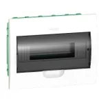  SCHNEIDER EZ9E112S2F EASY9 Kiselosztó, 12 modul, PE+N sínnel, füstszínű ajtóval, süllyesztett