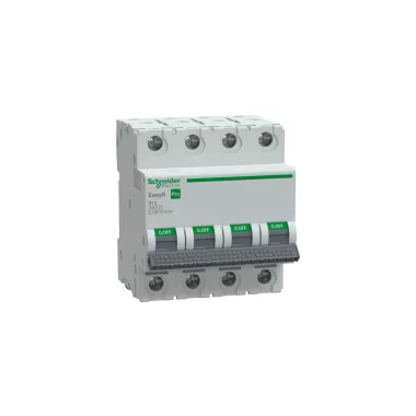 SCHNEIDER EZ9F27410 EASY9 PRO Kismegszakító, 4P, B, 10A