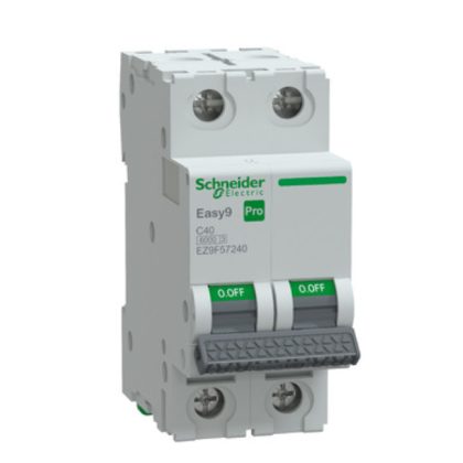 SCHNEIDER EZ9F57240 EASY9 PRO Kismegszakító, 2P, C, 40A