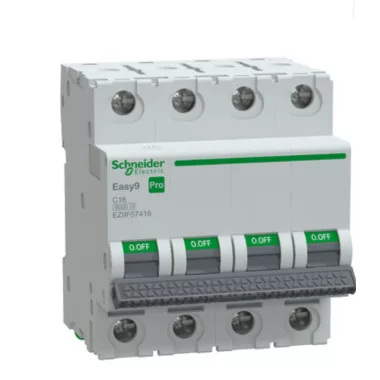 SCHNEIDER EZ9F57416 EASY9 PRO Kismegszakító, 4P, C, 16A SCHNEIDER EZ9F57416 EASY9 PRO Kismegszakító, 4P, C, 16A