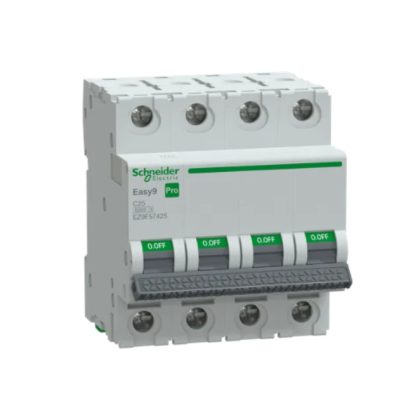 SCHNEIDER EZ9F57425 EASY9 PRO Kismegszakító, 4P, C, 25A