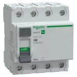   SCHNEIDER EZ9R49440 EASY9 PRO Áram-védőkapcsoló, A osztály, 4P, 40A, 30mA (R9R01440 Követő típusa)