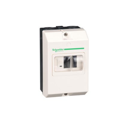   SCHNEIDER GV2MC02 Motorvédő kapcsolóhoz IP55 műanyag tokozat