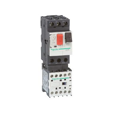 SCHNEIDER GV2ME06K1BW3 Komplett motorindító, 1,6A, 24VDC